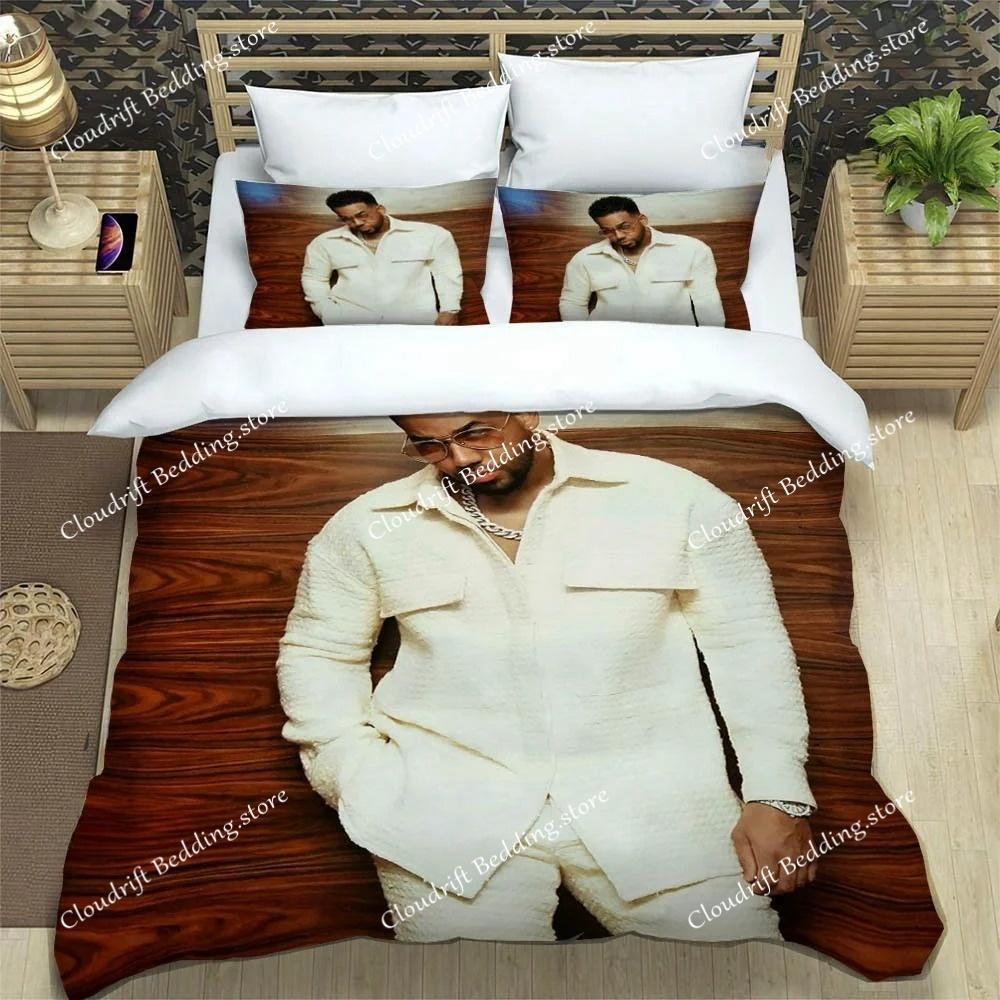 Bettwäsche-Sets mit Motiven des lateinamerikanischen Sängers Romeo Santos: Exquisites Bettwaren-Set, Bettbezug-Set, Bettdecken-Set, luxuriöses Geburtstagsgeschenk