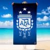Quick Dry Beach Towel Argentina National Team Pattern, Lightweight Absorbent Towel for Pool Beach Vacation Use