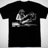Angus Young AC DC I Konsert Herr T-shirt Svart Bomull Alla Storlekar Unisex T-shirt