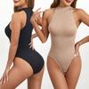 New-style Skin-friendly, Waist-cinching Shapewear: Button-up, Strapless Bodysuit with Tummy-tucking Design