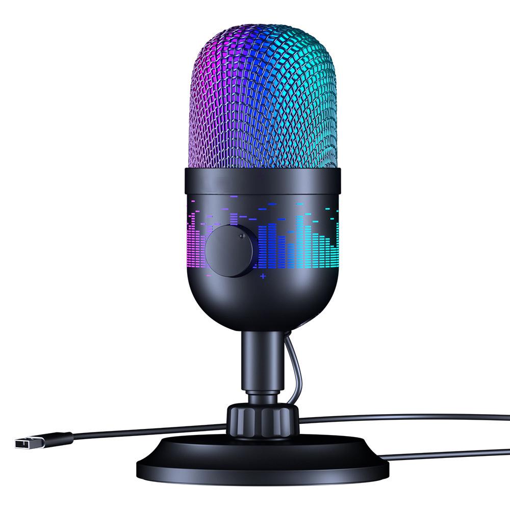 RGB Light USB Microphone for Live Streaming, Gaming, Karaoke and Mobile Use In Southeast Asia