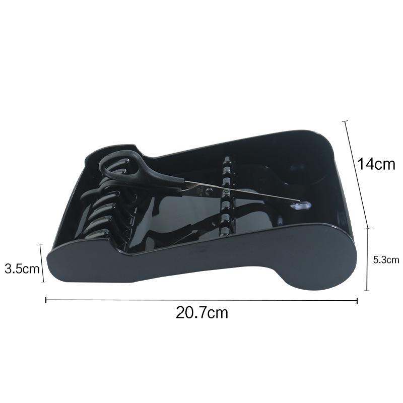 Non-slip Hair Salon Scissor Display & Storage Rack for Straight & Tooth Shears
