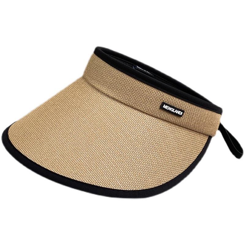 Stiff Empty Top Sun Protection Hat For Women, Uv Protection In Summer, Outdoor Sun Shading, Face Covering, Big Eaves For Women, Sun Hat For Traveling