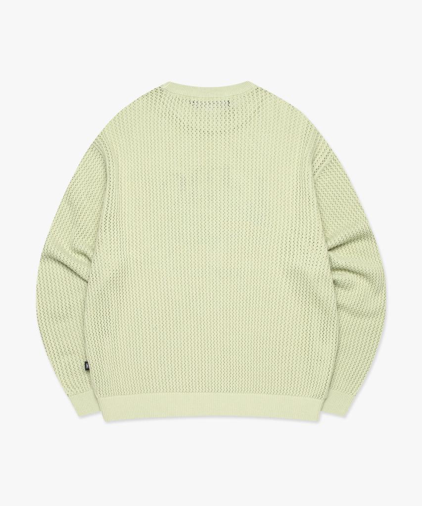 LMC Resort Mesh Knit Sweater Light Green