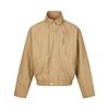 Unisex Jacke im Harajuku-Stil mit Stehkragen - Vielseitige einfarbige Arbeitskleidung für Frühling/Herbst