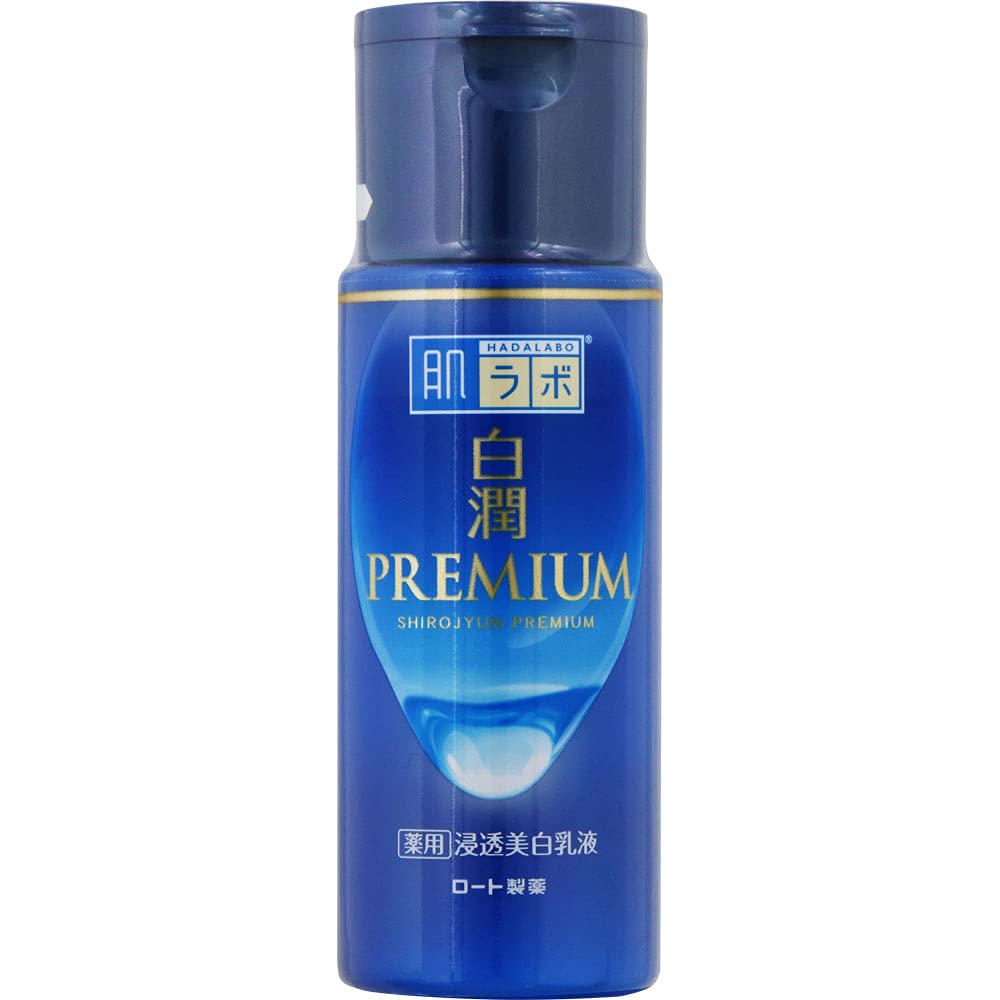 Von Hada Labo Shirojun Premium Medizinisches Tiefenwirksames Aufhellendes Emulsion 140ml [Set 2]