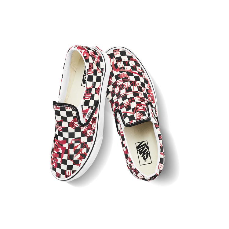 Vans Klassischer Slip-On 'Schwarz Weiß Rot' VN0A4BV31IW