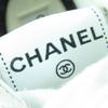 Very Good CHANEL Low cut sneakers COCO Mark Lace-up Suede Leather 36 G45208 Used