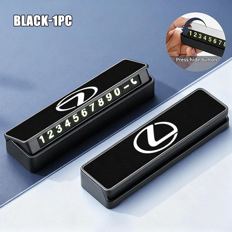 

Car Temporary Parking Telephone Sign Phone Number Plate For Lexus IS350 ES350 IS250 IS460 IS220h IS300 LX570 UX250h