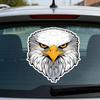 Strong Reflective Patriotic Bird & Flag Sticker Eye Catching Vehicle Sticker for Auto Laptop Coolers Bottle Gift