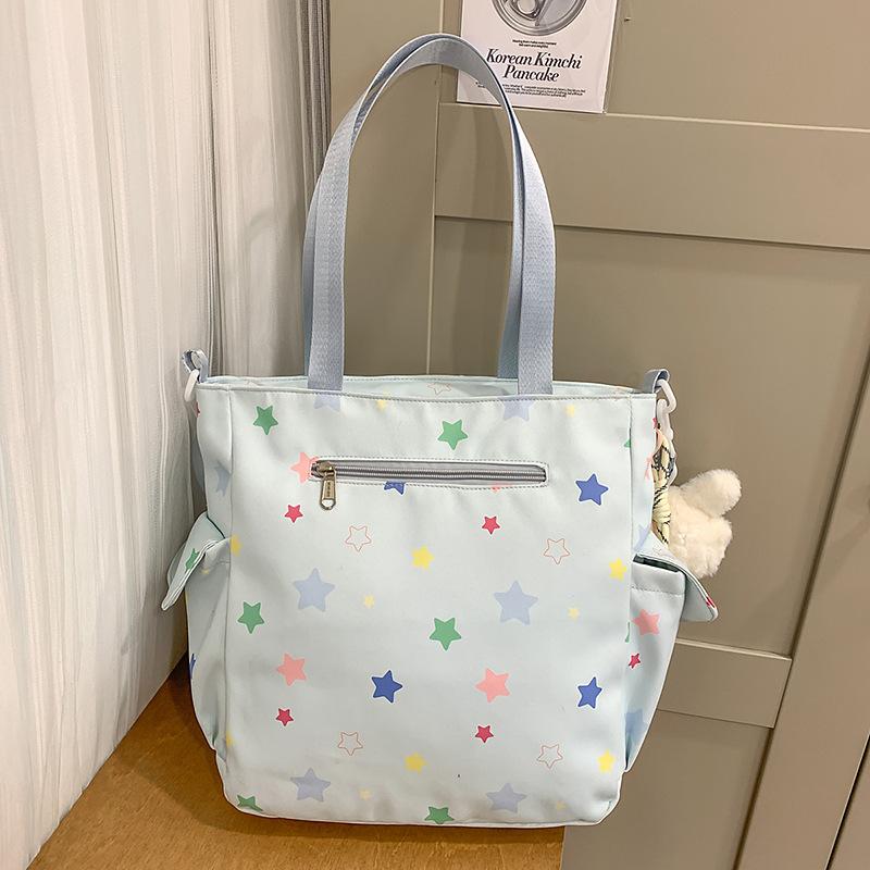 Tornister, wysoka wartość, świeża i urocza kosmetyczka z nadrukiem gwiazd dla kobiet na czas wolny, prosta i lekka listonoszka