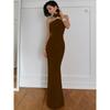 Women's Clothing Summer New Product Fashion Temperament Slim-fitting Turtleneck Sleeveless Split-ended Dress Women