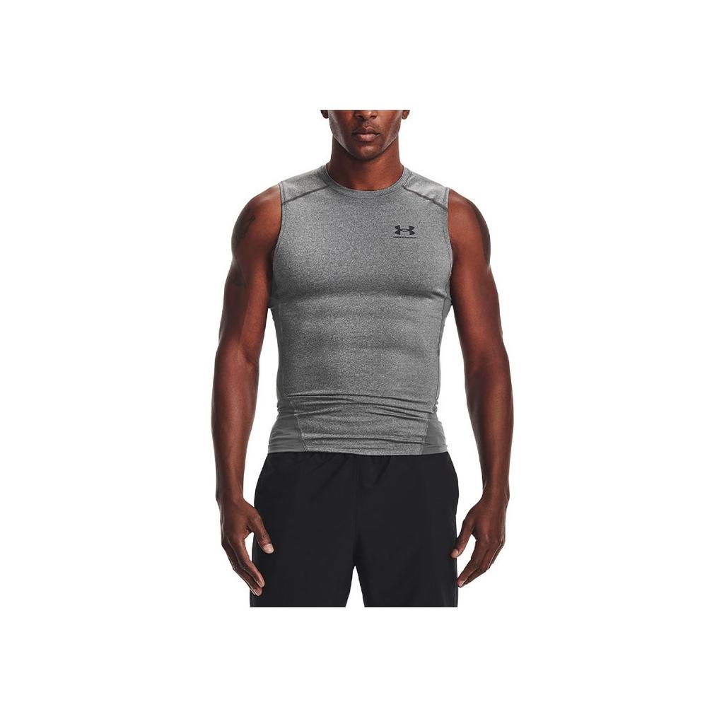 Under Armour Casual Sports Breathable Sleeveless Fitness Tank Top Men tops Gray 1361522-090