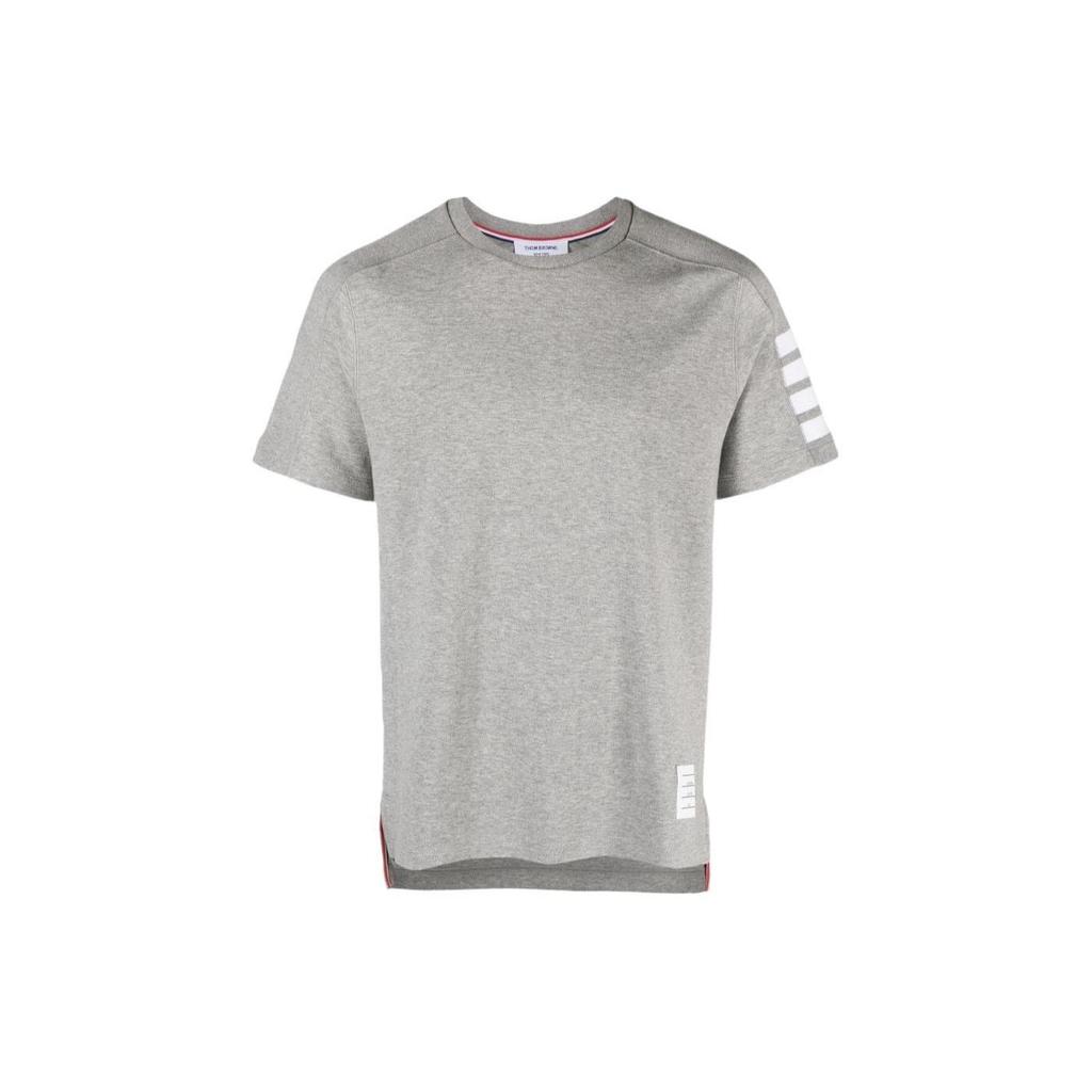 THOM BROWNE 4 Bar Stripe Crewneck T Shirt MJS246A-07323-055
