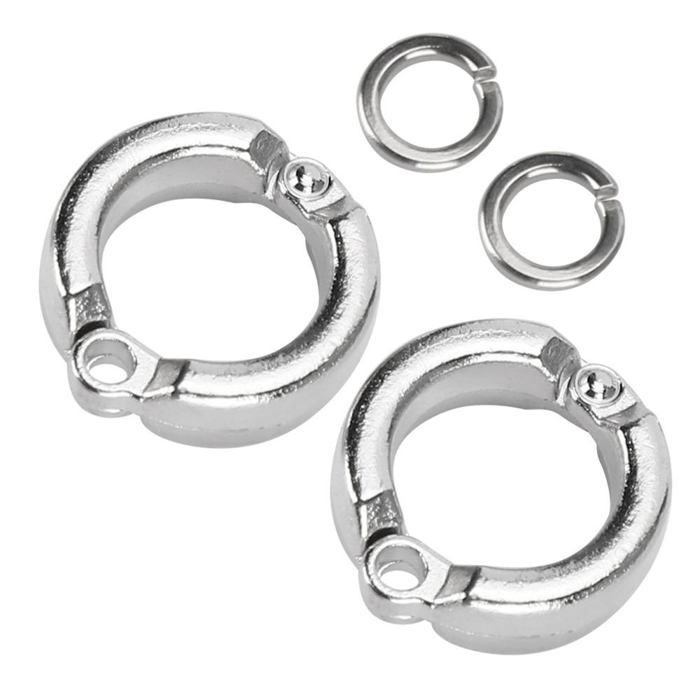 10pcs Metal Material Bird Leg Rings Opening Clip Design Bird Identification Bands For Parrot