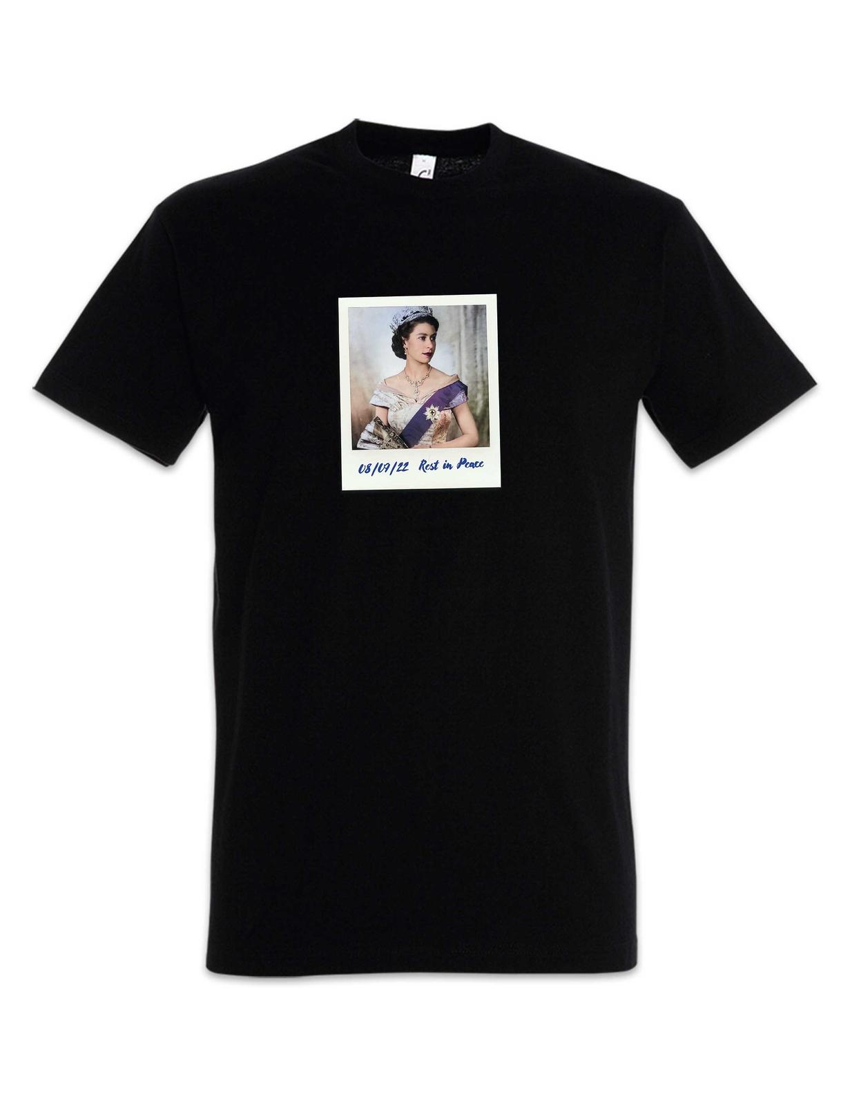 Queen Elizabeth Portrait II T-Shirt England Great Britain UK United Kingdom- L