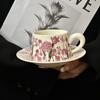 Original Design Coffee Mug Set Hand Painted Oil Painting Cup Gift for Women Birthday Present Souvenir