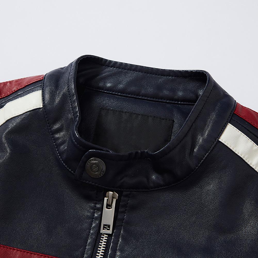 Зимняя утолщенная куртка из ПУ кожи — фото 3