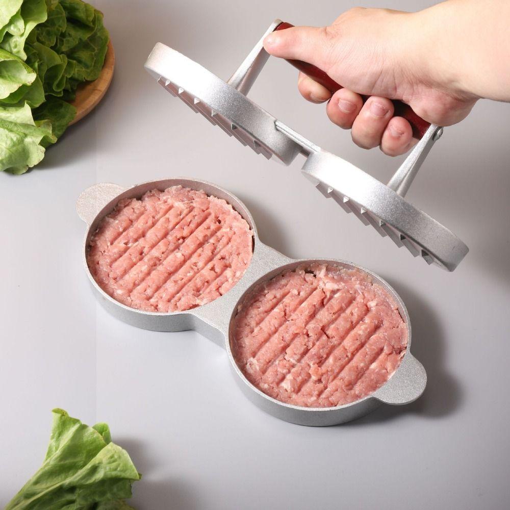 Creative Hamburger Patty Maker Mold Non-Stick Patties Maker Manual Meat Pie Press Mold  Pork
