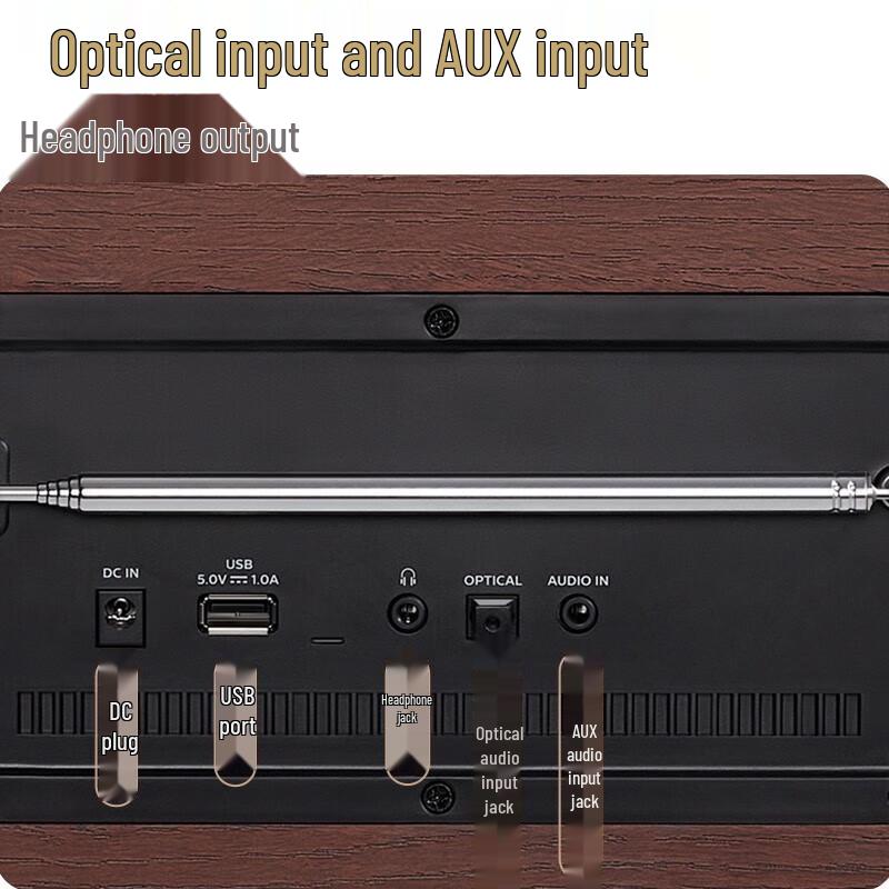 Philips TAM7208 HIFI Tube Amplifier All-in-One CD Player with Bluetooth & Radio