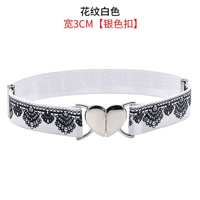 Contemporary Womens Elastic Waist Band With Smooth Buckle Fashionable Design For Occasion Every
