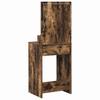 Makeup Table Smoked Oak 50 x 41 x 135 cm Engineered Wood