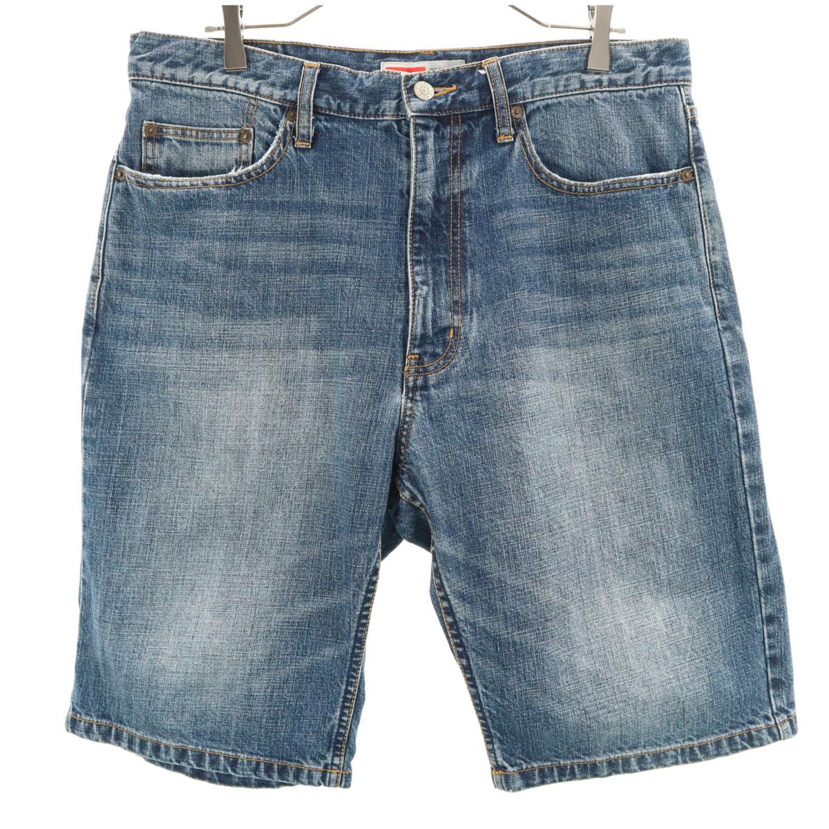 

XLARGE Denim shorts W34 Wash blue Men s Used