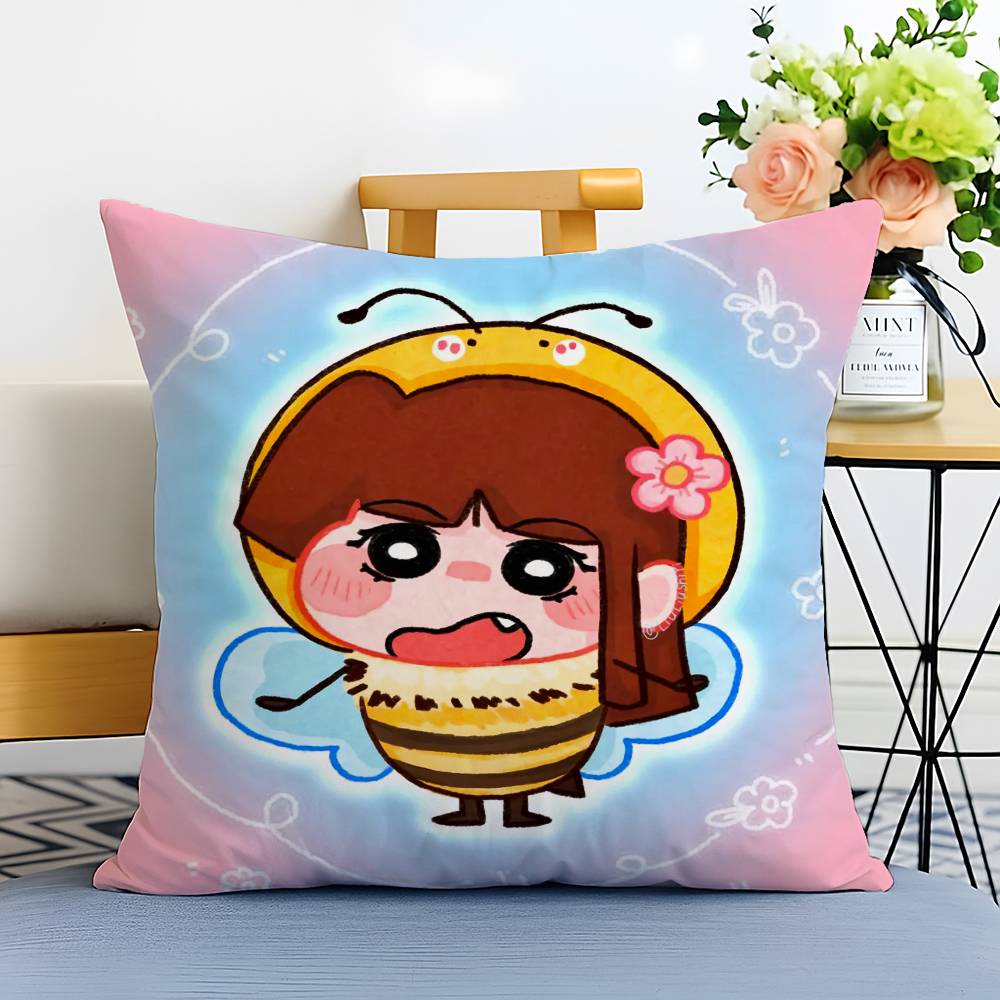 

Funny Cartoon C-Crayon Anime Shin-chan-MT Pillow Case Printed Brushed Fleece Pillow Baby Skin-Touch Eco-Friendly Dye-Sublimat 12x12Inch