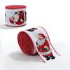 Xmas Gift Wrap Ribbon Tree Printed Bouquet Ribbon Hand Knitting Gift Box Packing Strap  Party Decor
