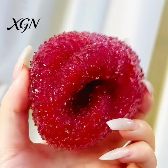Elastic Stress Relief Toy 1/2Pcs Fake Waxberry Squeeze Simulated Fruit Textured Ball Sensory Fidget Decompression Tool Party Favors