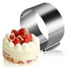 Adjustable Cake Cooling Rack Baking Decorating Rotating 2 Handles 16-30cm Adjustable 15cm Height TopBazar