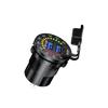 4.8A 12V Car Boat Dual USB Fast Charger Adapter Power Outlet Socket w/ Voltmeter