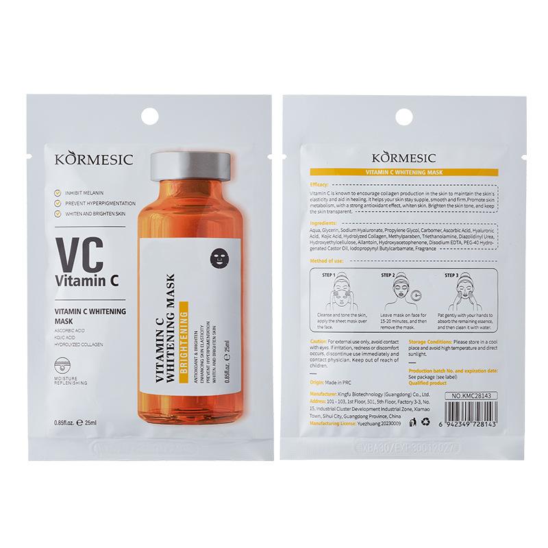 

KORMESIC Маска для лица Витамин С Керамид Увлажняющая маска для лица Hyaluronic Acid-10pcs