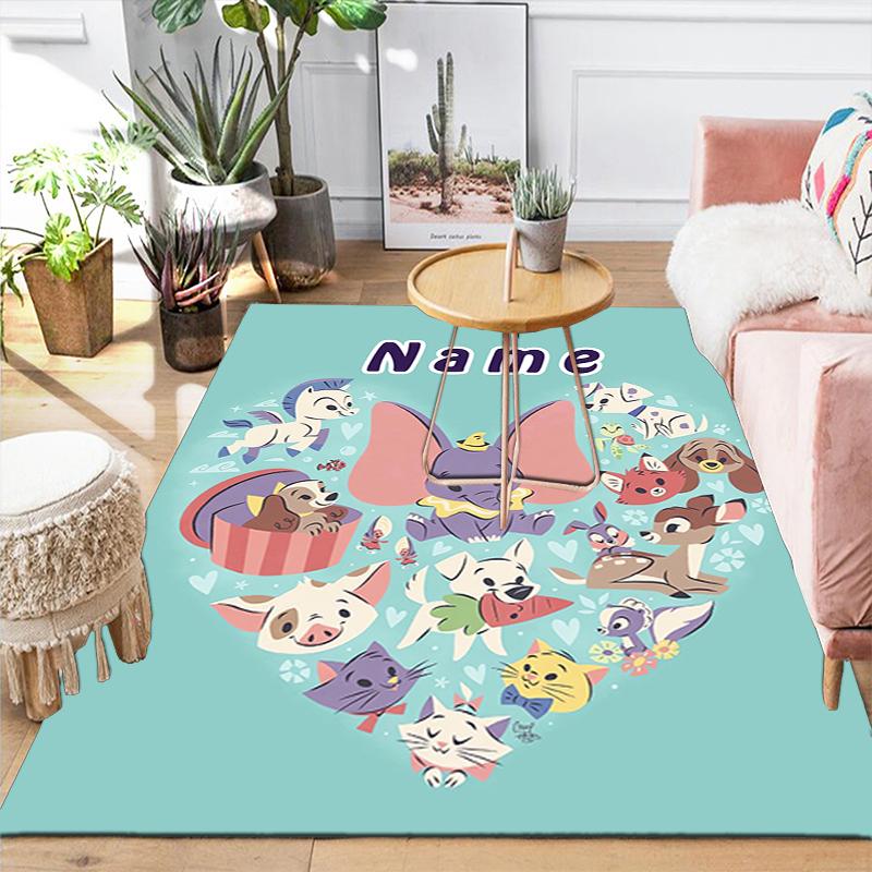 Custom 1Pc Dumbo'S Bubble Adventure Rug Office Carpet Indoor Outdoor Entrance Doormat Nonslip Soft And Comfortable Living Room D91653