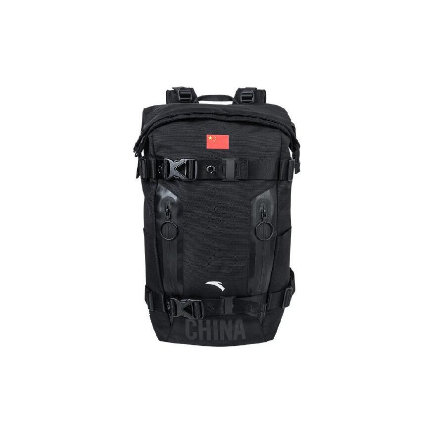 

Anta Beijing 2022 National Flag Nylon Backpack Unisex Backpack Black 192140151R-1 Black