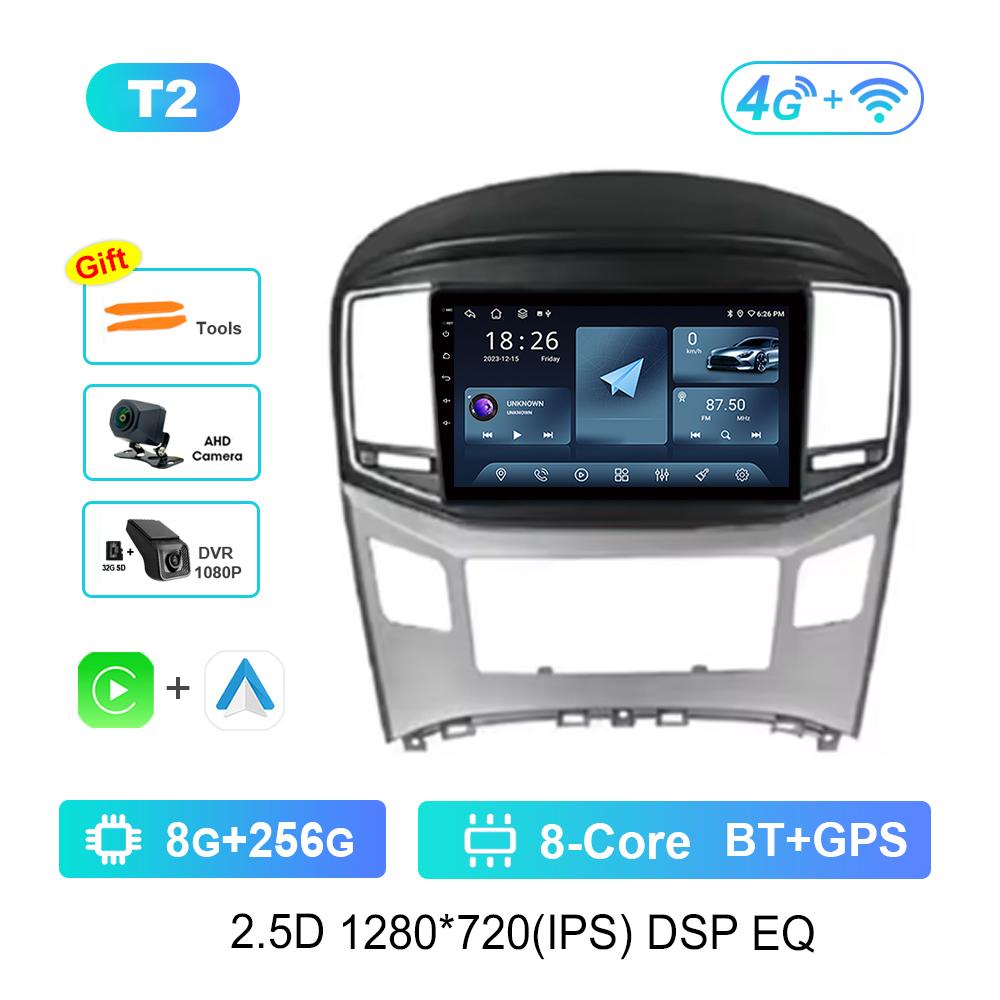 9 Inch Android OS for Hyundai H1 Grand Starex I8000 TQ 2007 - 2015 Car Radio Video Multimedia Player GPS 4G Bluetooth Auto Tools