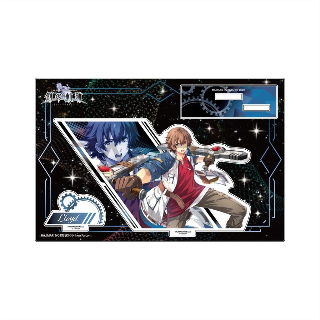 Trails of Cold Steel Acrylic Figure Lloyd Acrylic Figure Lloyd Body W95 X H145mm Made of Acrylic Cut-in Cut-in Size Approx.