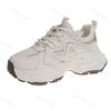 Fashion 2025 Spring New Women Shoes Non Slip Casual Shoes Breathable Mesh Comfortable Sneakers Lace-up Height Increase Vulcanized Shoes