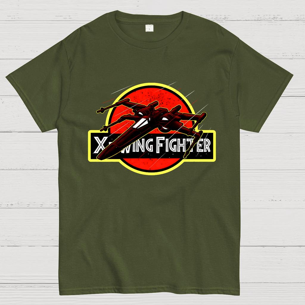 X-Wing Park Cotton Summer Casual Cool Loose T-Shirt