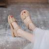 Platform sandals fairy wind 2025 summer new wear flat Roman shoes casual soft-soled sports beach shoes