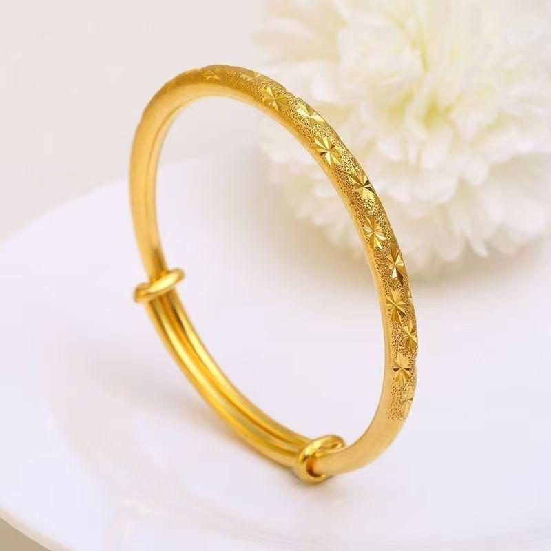 Starry Gypsophila Round Belly Push-pull Bracelet Women's Light Luxurious and High-end Bracelet