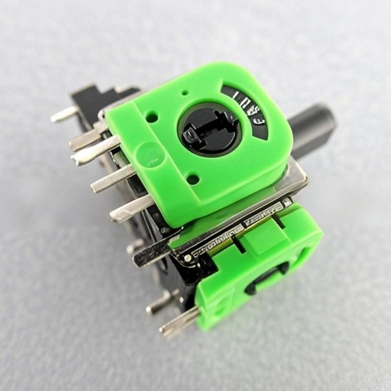 2Pcs Metal Analog Joysticks Module 3D Gaming Rocker for P4/P4 Professional/XONE Controllers 3Pin  Enhances Grip