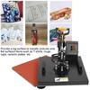 5 in 1 38*38cm Heißpresse Maschine Wärmeübertragung Drucker für T-Shirt Tasse Kappe Teller