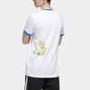 adidas Neo Donald Duck Rundhals Sport T-Shirt Herren Tops Weiß GJ5631
