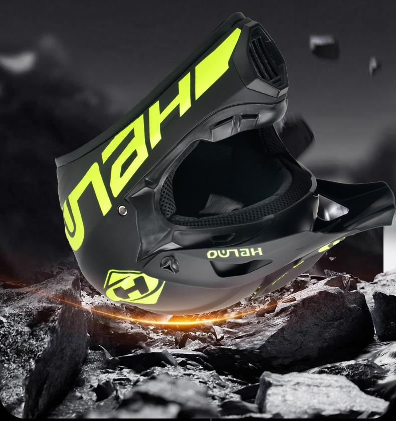 DOT Certified Off-Road Full-Face Helmet for Mountain Biking and Downhill Riding