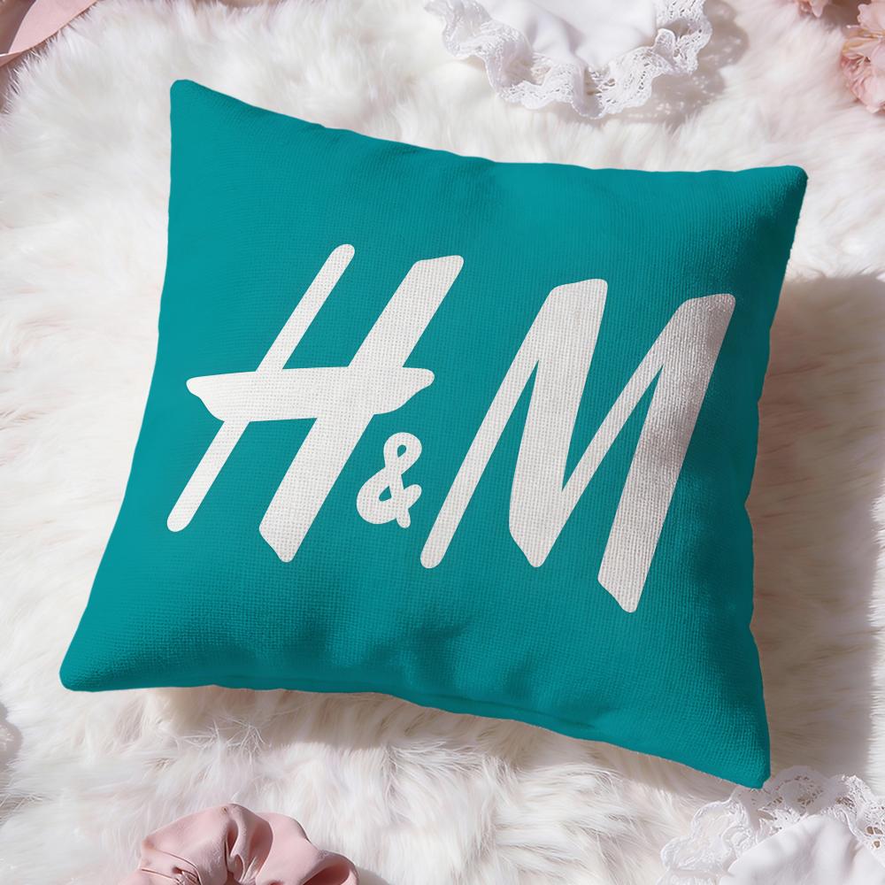 Brand H-H&MS Cushion Cover Premium Comfort Reversible Pillow Cove -Two in One Design for Any Room & Car Interior