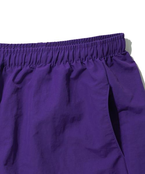 MODERMENT [Unisex] Utility Nylon Shorts [Purple]