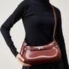 Cowhide Underarm Bag New Niche One-shoulder Messenger Bag Women's Bag
