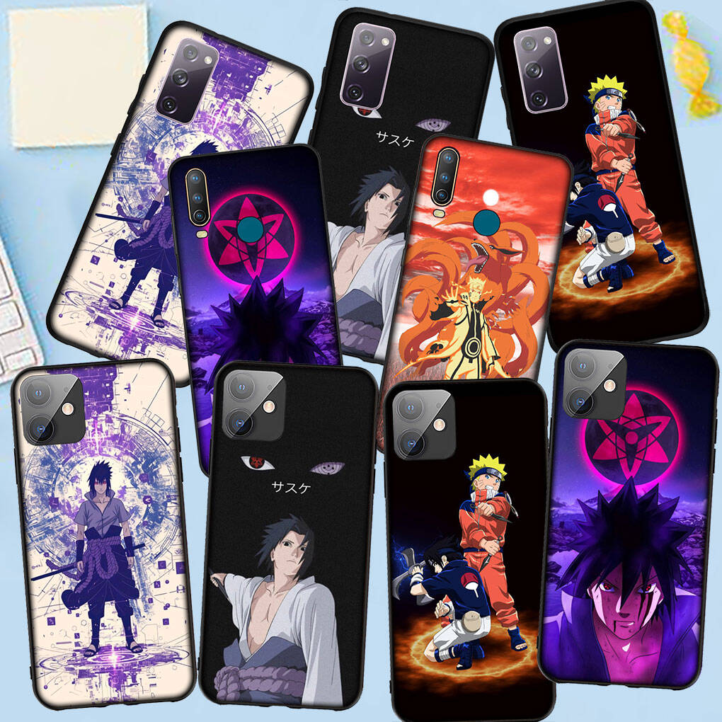 Phone Case for iPhone 17 15 16 Plus X Redmi Note 14 12 11 13 Pro Max Huawei P30 P20 Lite OPPO A60 A40 A80 A38 A54 Uchiha Sasuke Silicone Narutos Cover