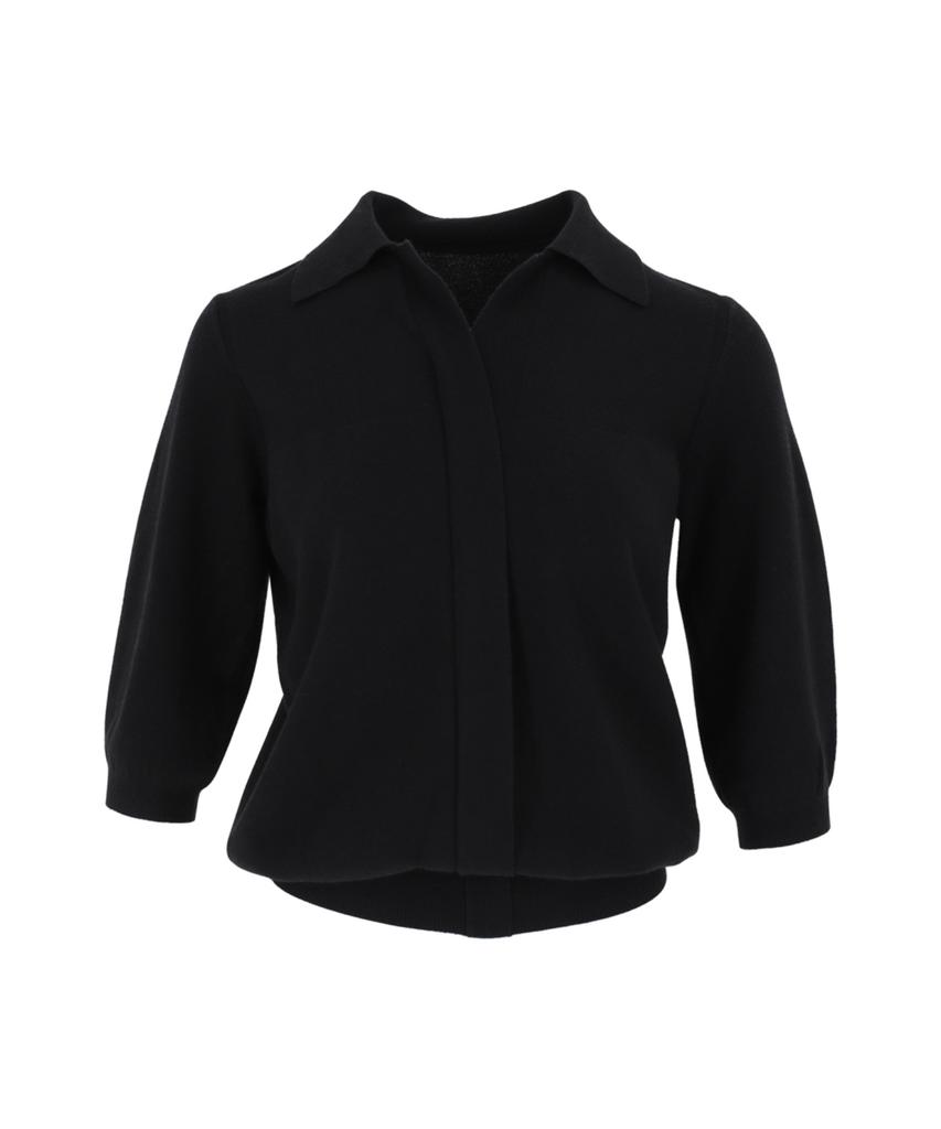 Baseukala V Open Collar Neck Capri Knitwear (5Colors)